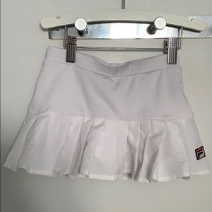 Fila White Tennis Skort Girls